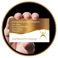 Cartões de visitas do Classy Care