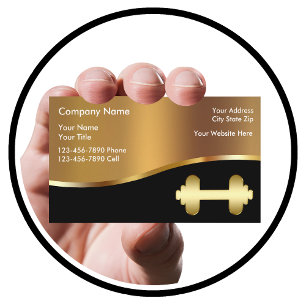 Cartões de visitas do Classy Health Malhação Club