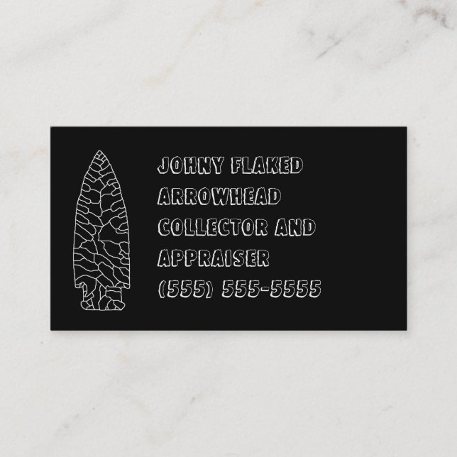 Cartões de visitas do coletor do produto (Frente)