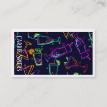 Cartões de visitas do concurso de eventos