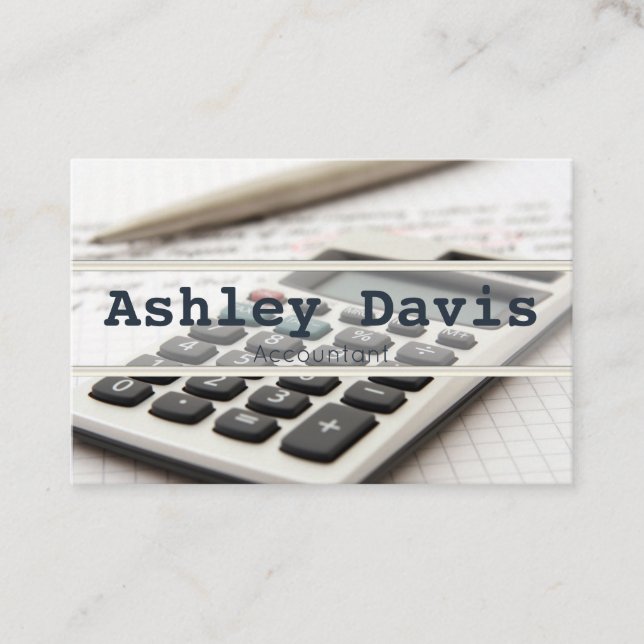 Cartões de visitas do Contador (Frente)