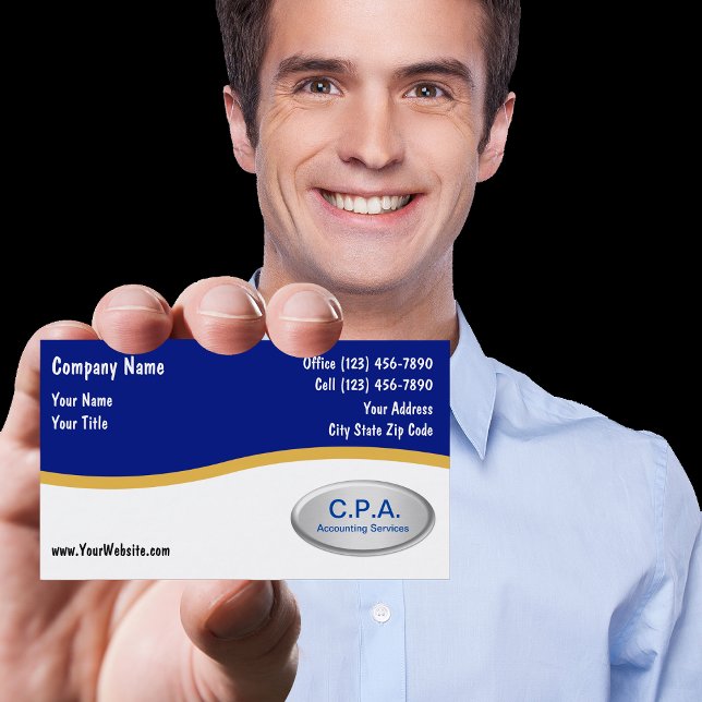 Cartões de visitas do Contador (Criador carregado)