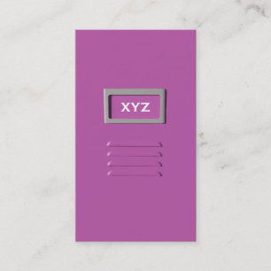 Cartões de visitas do costume do armário de