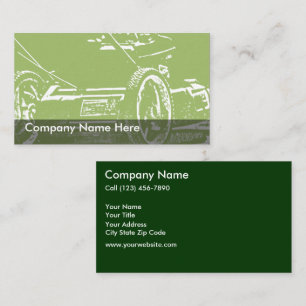 Cartões de visitas do cuidado do gramado