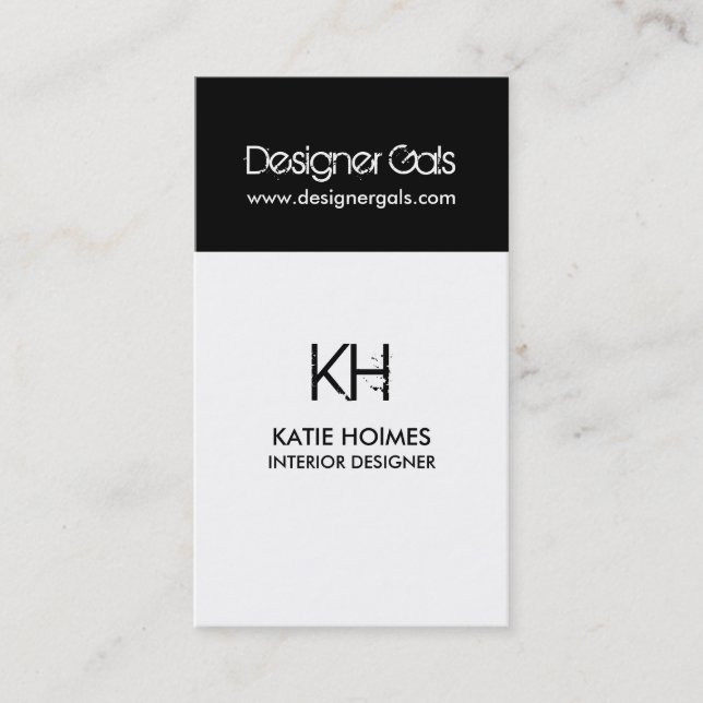 Cartões de visitas do Designer Interior (Frente)