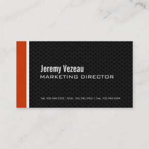 Cartões de visitas do Diretor do Marketing modern