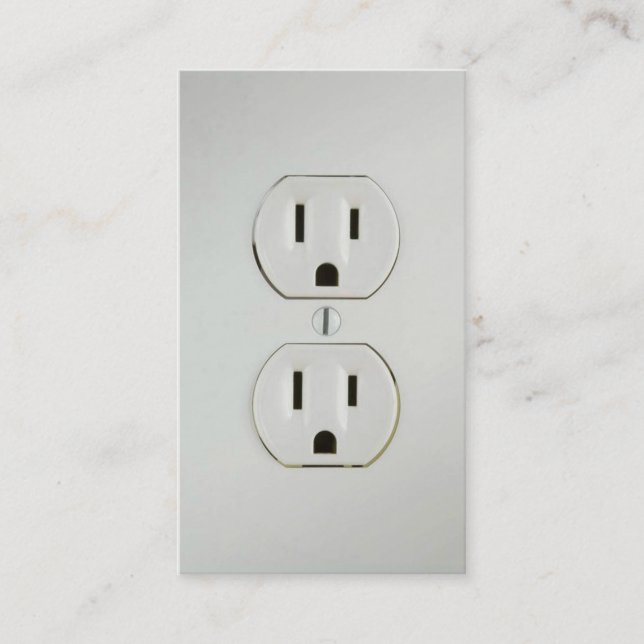 Cartões de visitas do eletricista (Frente)