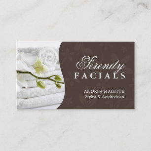 Cartões de visitas do Esthetician