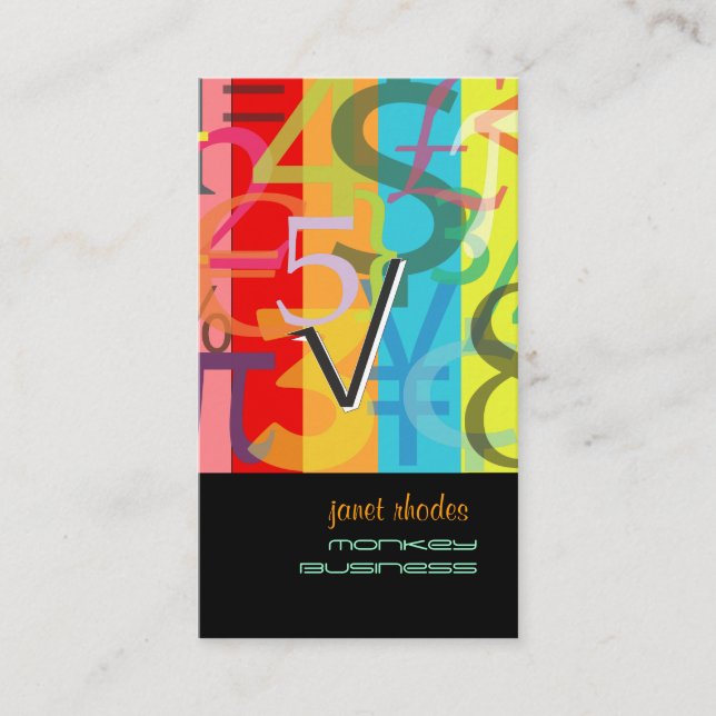 cartões de visitas do Financial Planner (Frente)