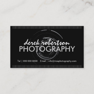 Cartões de visitas do fotógrafo