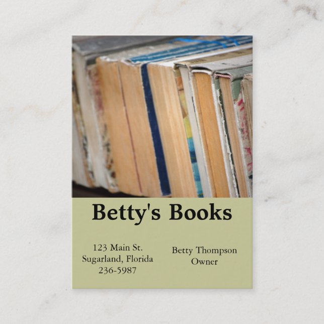 Cartões de visitas do livro (Frente)