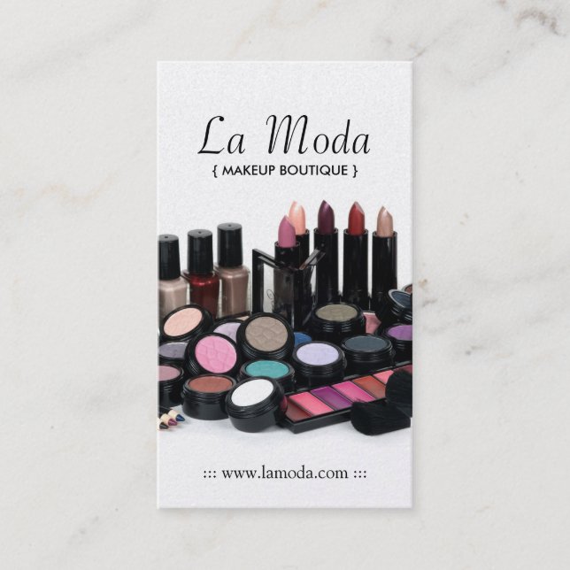 Cartões de visitas do maquilhador (Frente)