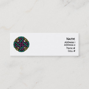 Cartões de visitas do medalhão