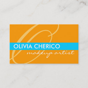 Cartões de visitas do monograma