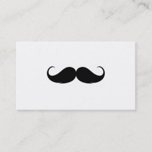 Cartões de visitas do Moustache
