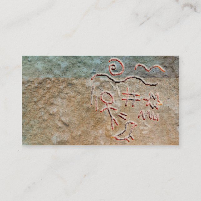 Cartões de visitas do nativo americano (Frente)
