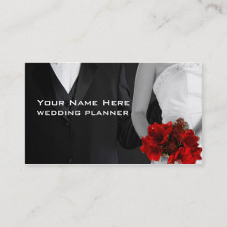 Cartões de visitas do Planner de Casamento