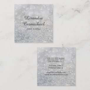 Cartões de visitas do Planner de Evento Sparkle Si