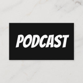 Cartões de visitas do PODCAST
