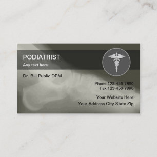 Cartões de visitas do Podiatrist