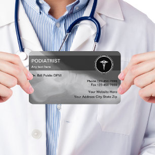 Cartões de visitas do Podiatrist
