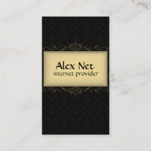 Cartões de visitas do provedor de Internet