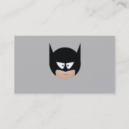 cartões de visitas do rosto do morcego