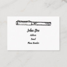 Cartões de visitas do safari de Lamy