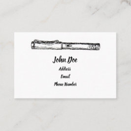 Cartões de visitas do safari de Lamy