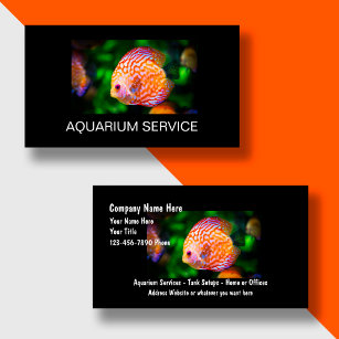 Cartões de visitas do tema Peixes do Aquário Marin