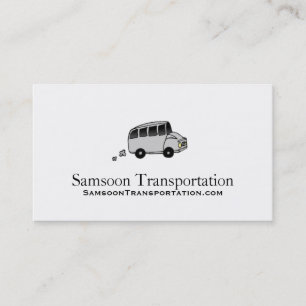 Cartões de visitas do transporte