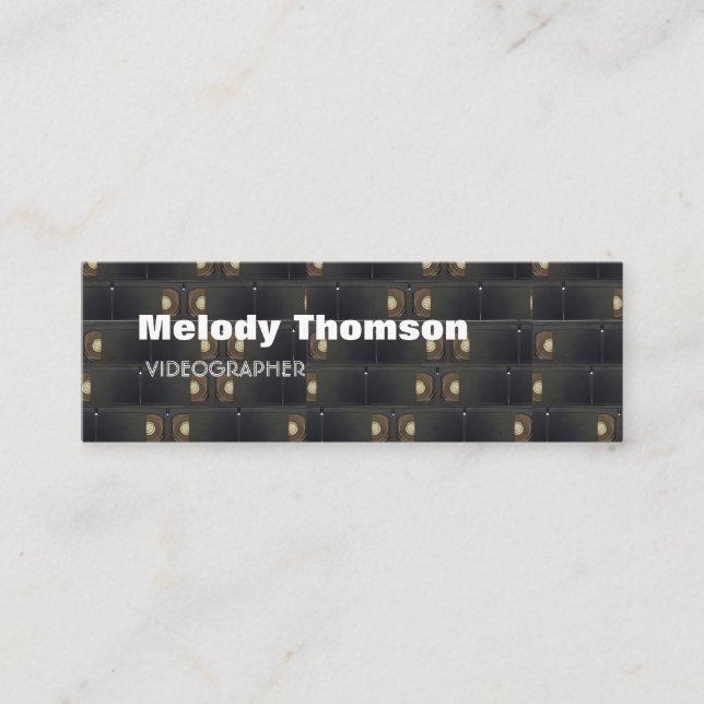 Cartões de visitas do Videógrafo (Frente)