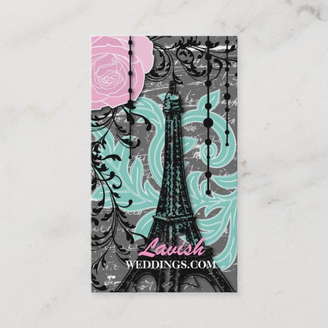 Cartões de visitas do vintage (Frente)