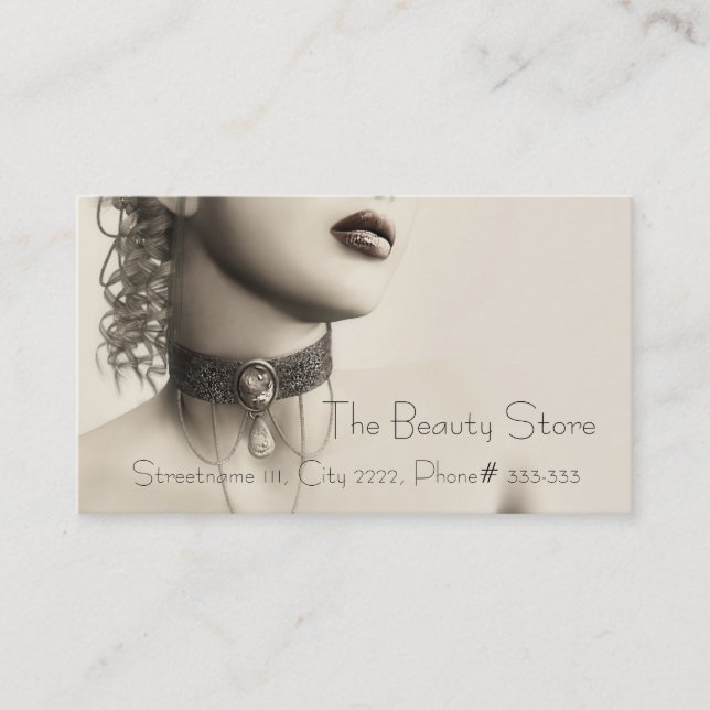 Cartões de visitas do vintage (Frente)