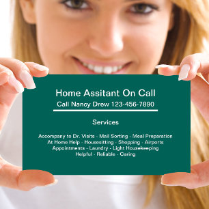 Cartões de visitas domésticos Companion