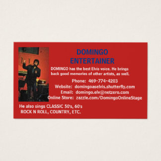 CARTÕES DE VISITAS DOMINGO