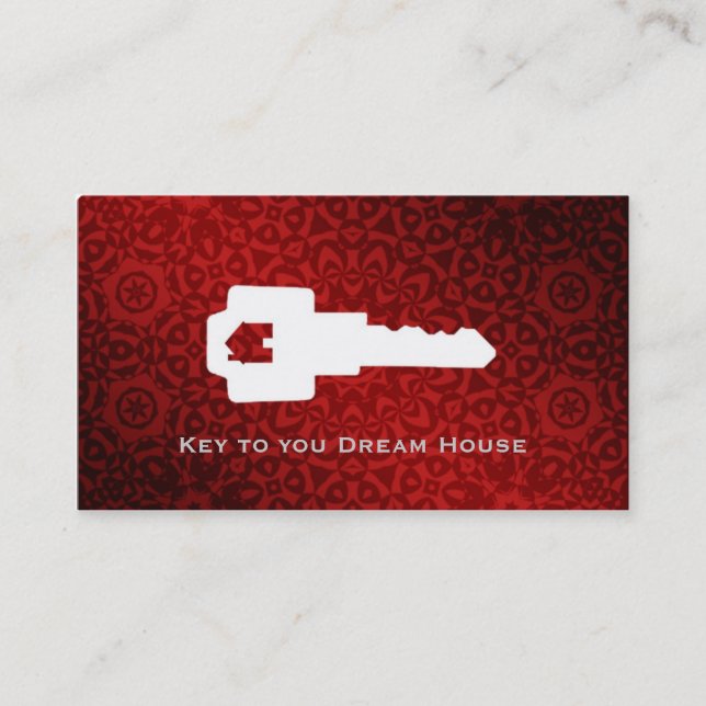 Cartões de visitas dos bens imobiliários (Frente)