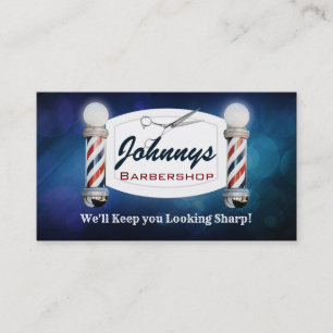 Cartões de visitas dos slogan do barbeiro