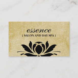 Cartões de visitas dos termas do salão de beleza