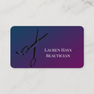 Cartões de visitas Dourados de Cabelo de Salão Pre