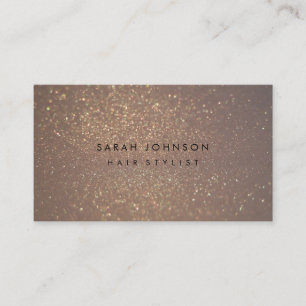 Cartões de visitas Dourados do cabeleireiro de