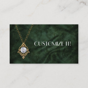 Cartões de visitas Dourados do costume de Bling d