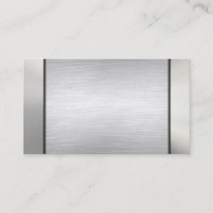 Cartões de visitas Dourados escovados