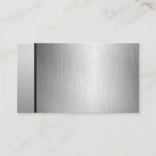 Cartões de visitas Dourados escovados profissional
