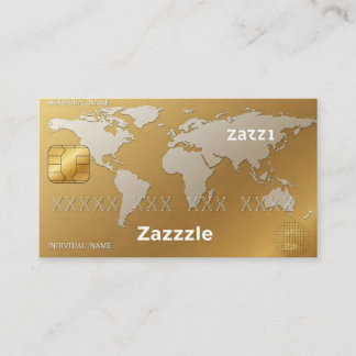 Cartões de visitas Dourados pretos