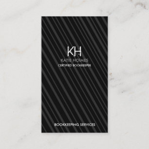 Cartões de visitas elegantes