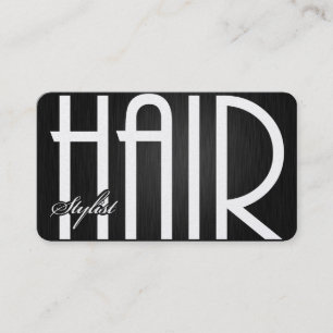 Cartões de visitas elegantes do cabeleireiro