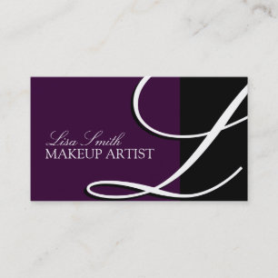 Cartões de visitas elegantes do monograma