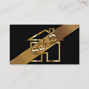 Cartões de visitas elegantes dos bens imobiliári