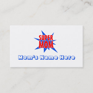 Cartões de visitas engraçados do dia das mães d